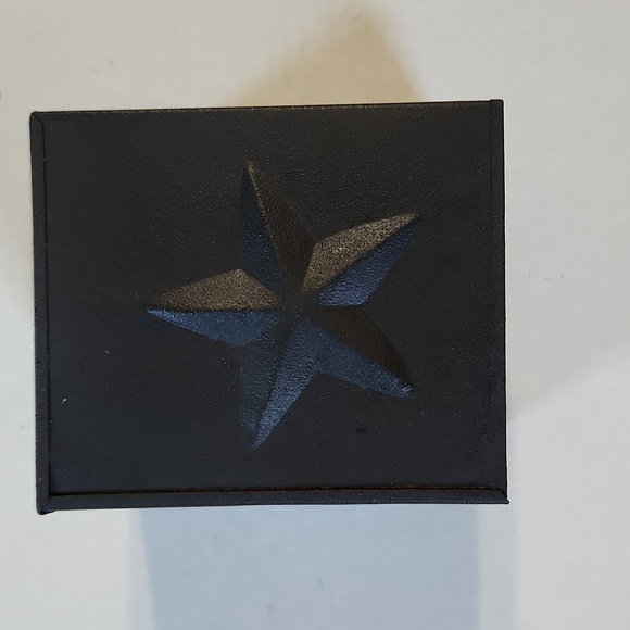 Metal Brown Rustic Star Tissue Box - Picture 1 of 4
